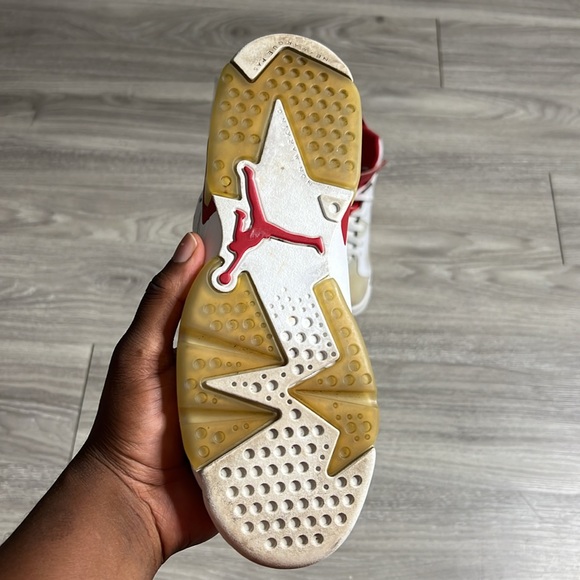Air Jordan 6 Alternate Hare White & Red (8.5) - Picture 13 of 13